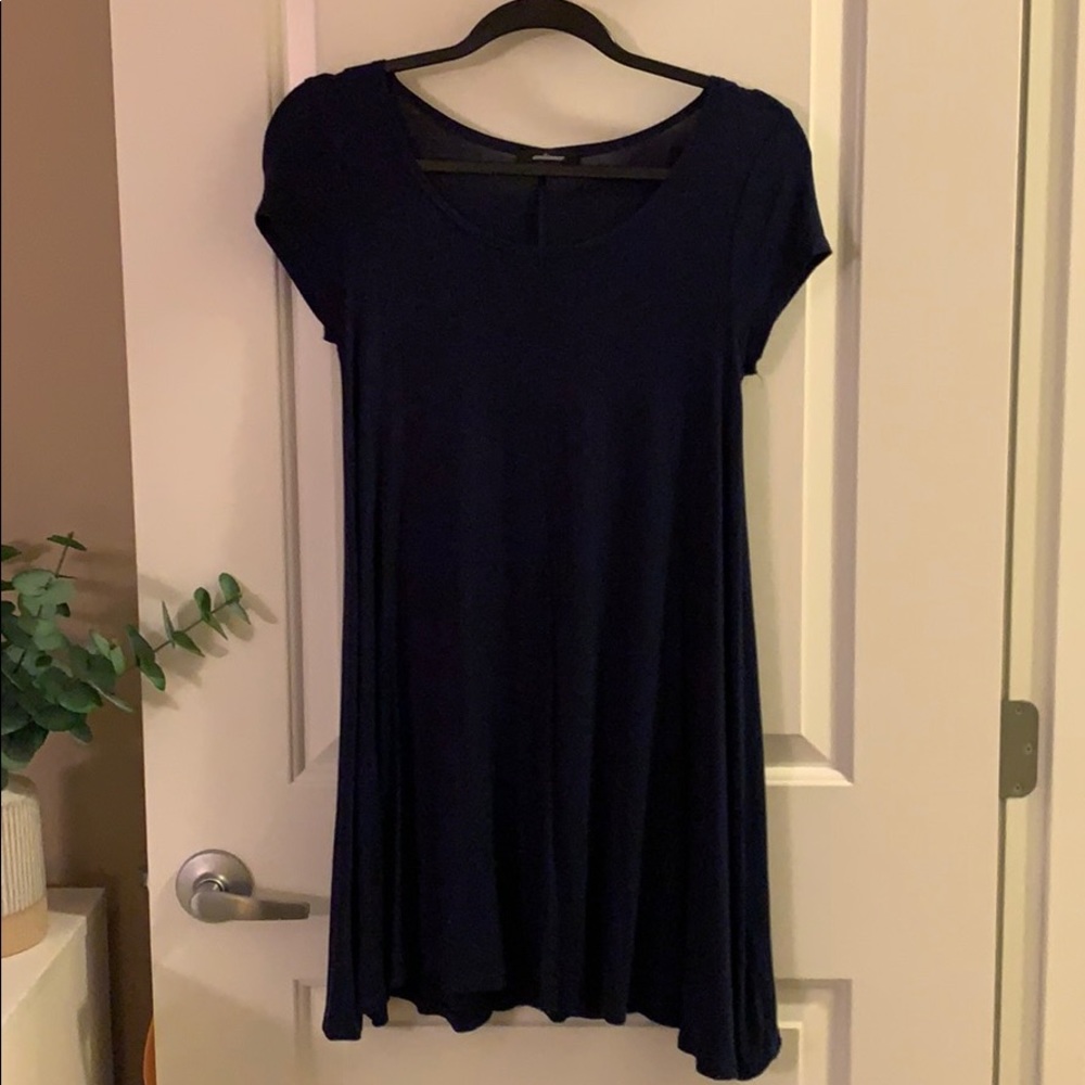 Navy blue t shirt dress